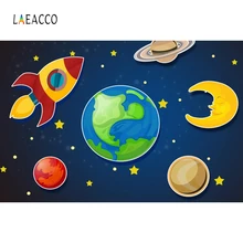 Laeacco Cartoon Spaceship Boy Birthday Party Photography Backgrounds Customized Photographic Backdrops For Photo Studio Laeacco Cartoon Spaceship Boy Birthday Party Photography Backgrounds Customized Photographic Backdrops For Photo Studio