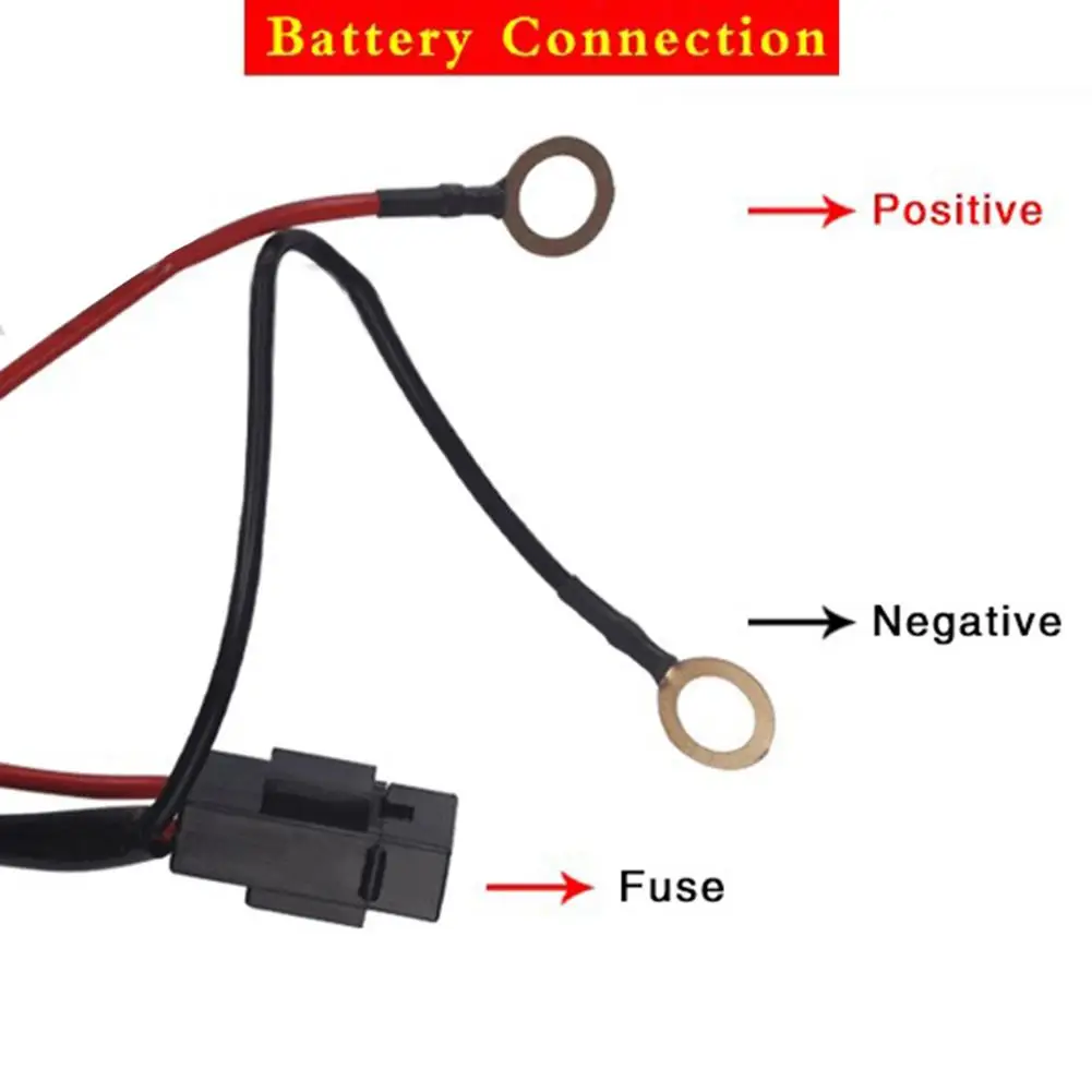 12V 40A Car Fog Light LED Light Strip Switch Wiring Harness Kit ON/OFF Switch For HID Fog Lamp/LED Lamp/long Strip Light-in Cables, Adapters & Sockets from ...
