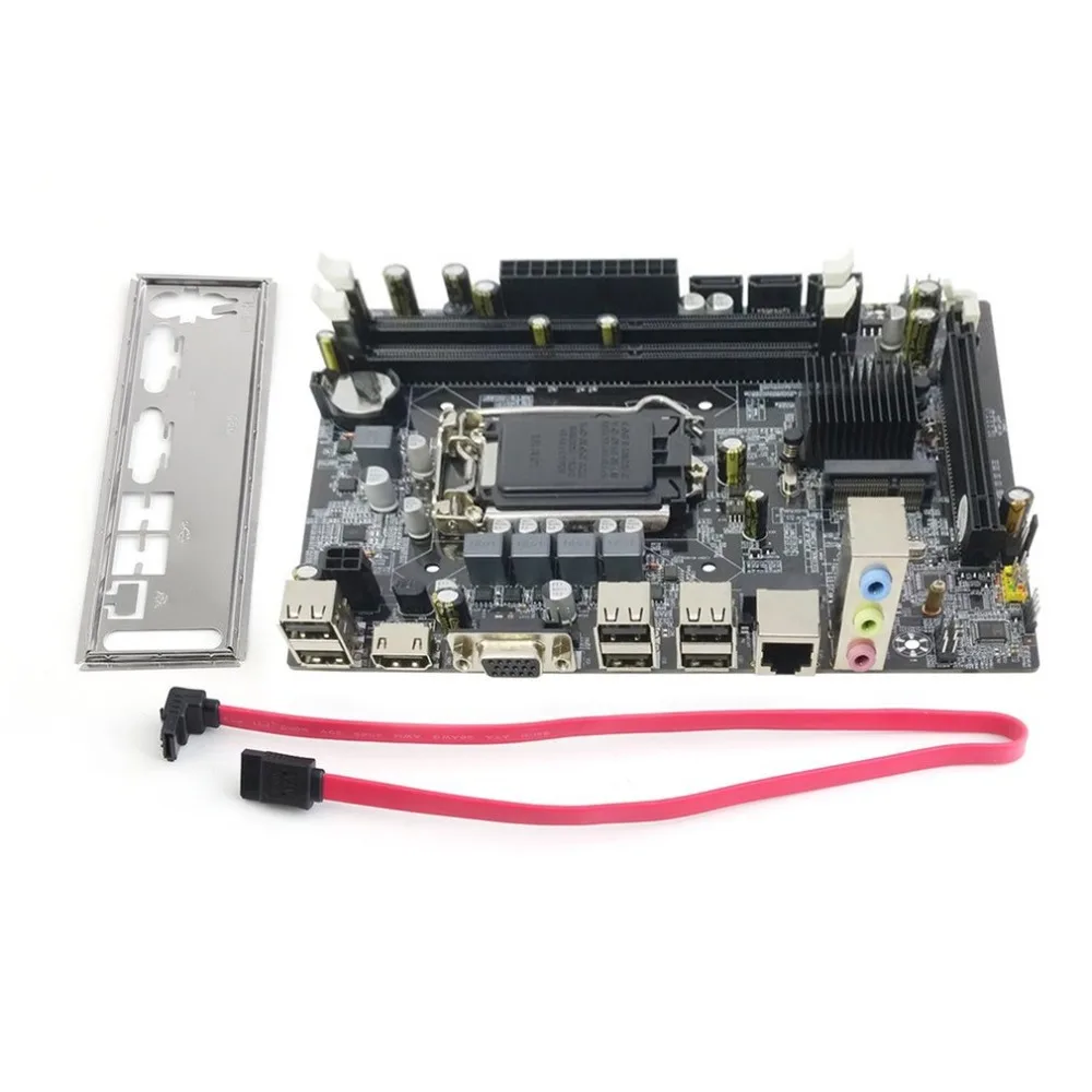 

Professional Motherboard H55 A1 LGA 1156 DDR3 RAM 8G Board Desktop Computer Motherboard 6 Channel Mainboard dropshipping