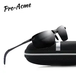 Pro acme Для мужчин поляризационные солнцезащитные очки черные линзы вождения очки Классический дизайн мужской путешествия солнцезащитные