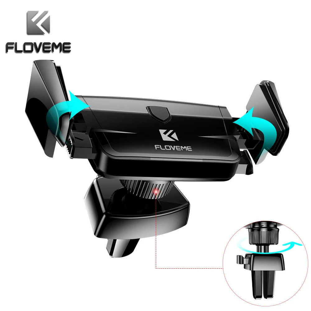  FLOVEME Air Vent Auto Telefon Halter Für iPhone Samsung Huawei Xiaomi Auto Lock Auto Handy Halter G