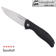 Подставка для ножей jonnyjamie, Черная Ручка G10, D2, стальное лезвие, складной нож, для выживания, охоты, маленький нож для повседневного использования, инструменты