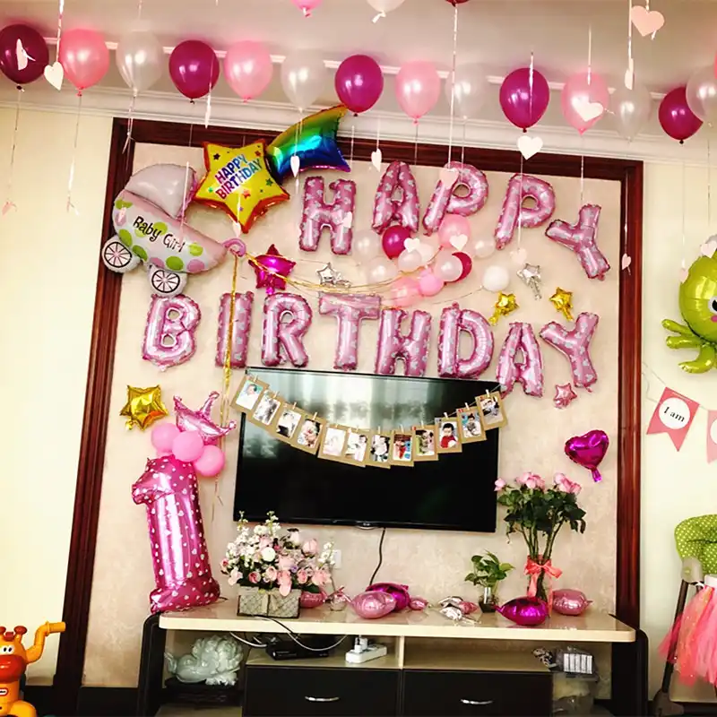 Detail Feedback Questions About Baby Shower 1st Birthday Foil