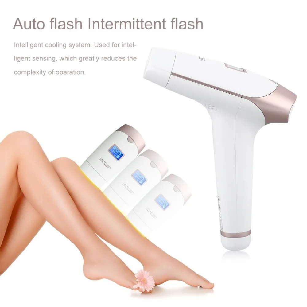 

Laser Epilator 300000 Pulsed IPL Hair Removal Device Home Permanent Painless Photon Hair Remover Skin Rejuvenation Machine T009i