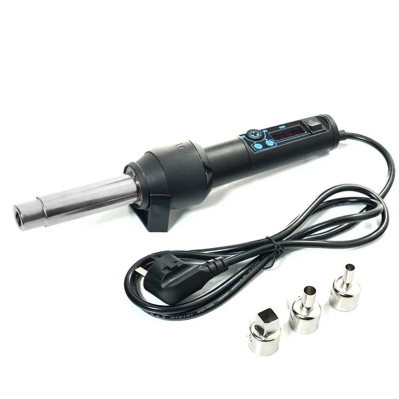 

Jimbon Upgrade 220V EU LED ESD Portable Constant Temperature Hot Air Adjustable Heat Gun BGA Rework Solder Station