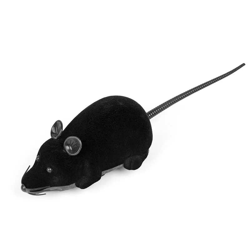 3-color wireless electronic remote control mouse, pet cat toy, remote control mouse animal interactive pet toy 