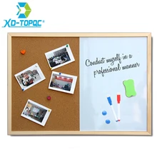 Boards-Combination Whiteboard Magnetic-Marker-Board Wood-Frame Bulletin Message Drawing