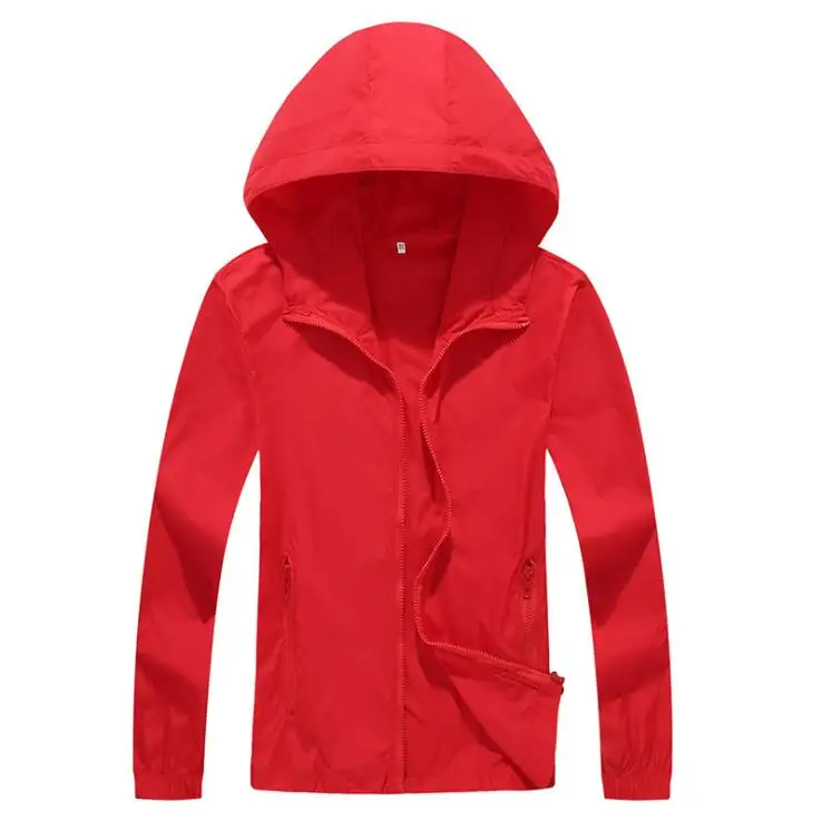 incredible  S-7XL Jackets Summer Autumn Fashion Hooded Solid Normcore Jacket Zipper Casual Coats Plus Size Outw