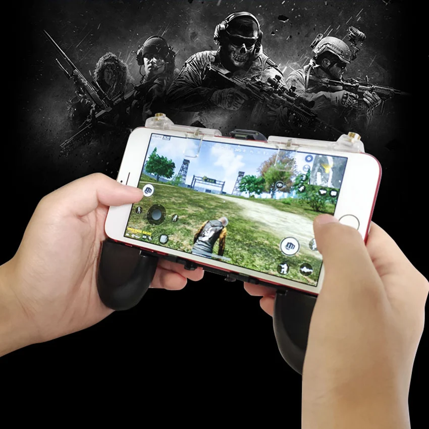 For PUBG Controller Gamepad Joystick Game pad Trigger L1R1 Mobile Phone Fire Button Aim for iphone Android Xiaomi