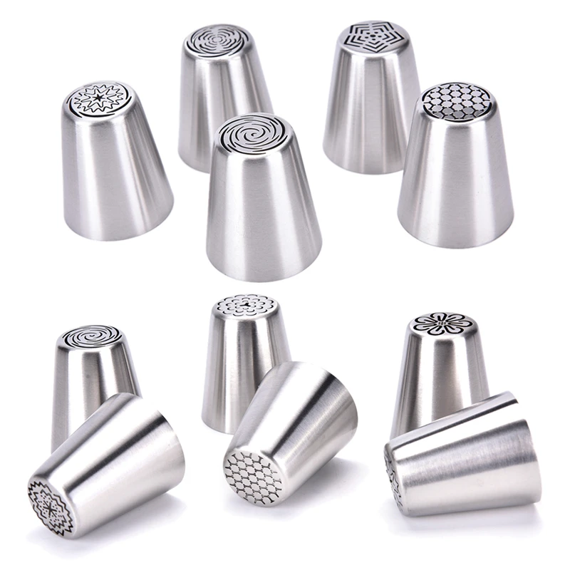 

Stainless Steel Pastry Tips Russian Tulip Icing Piping Nozzles Cupcake Decor 1PCS Kitchen Cake Decoration Decor Tips Tool