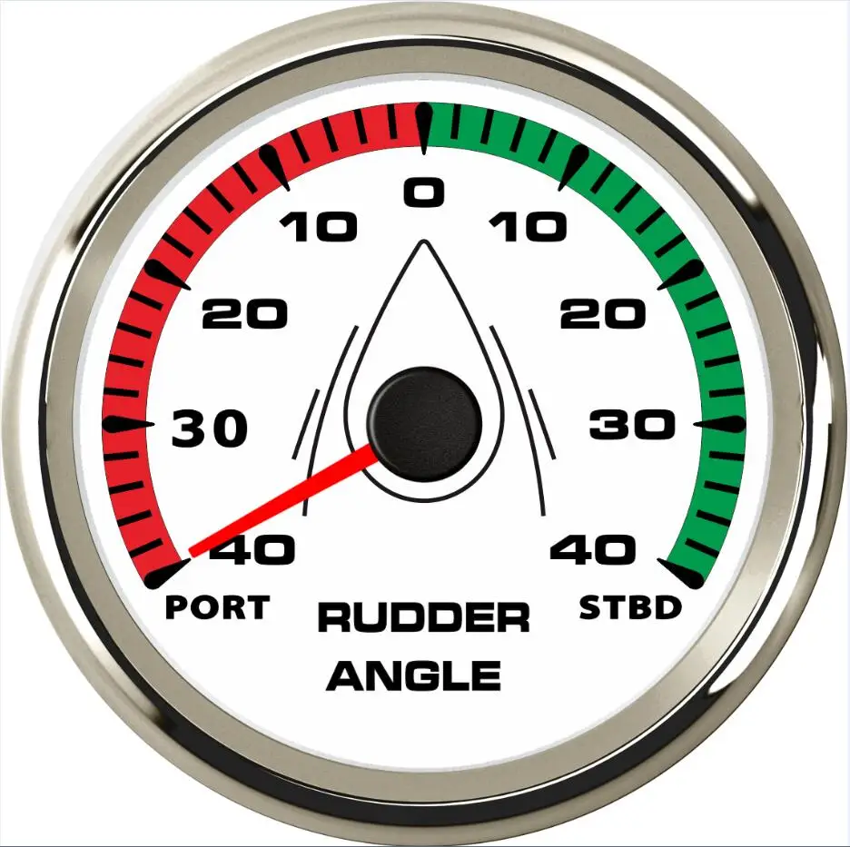 1 шт. 85 мм руля Угловые манометры модификация 0-190ohm морской руль угломерный инструмент Sus 316L Безель водонепроницаемый инструмент для лодки яхты - Цвет: white