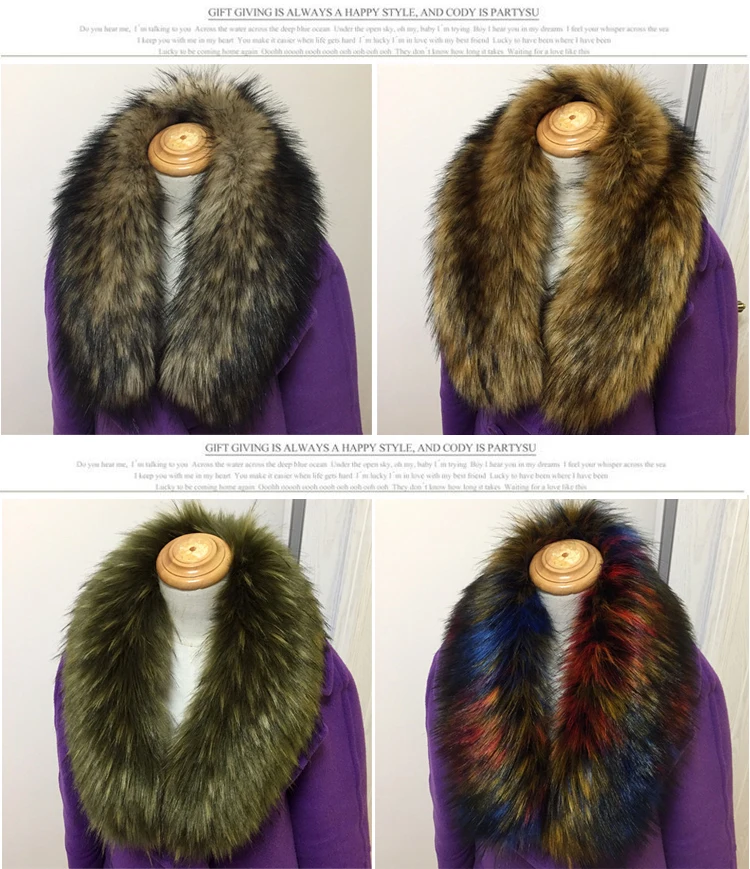 سميكة الدافئة النساء الكورية نمط انفصال الياقات الشتاء فو الفراء الصوف معطف سترة الأزياء الأنيقة وهمية طوق للانفصال