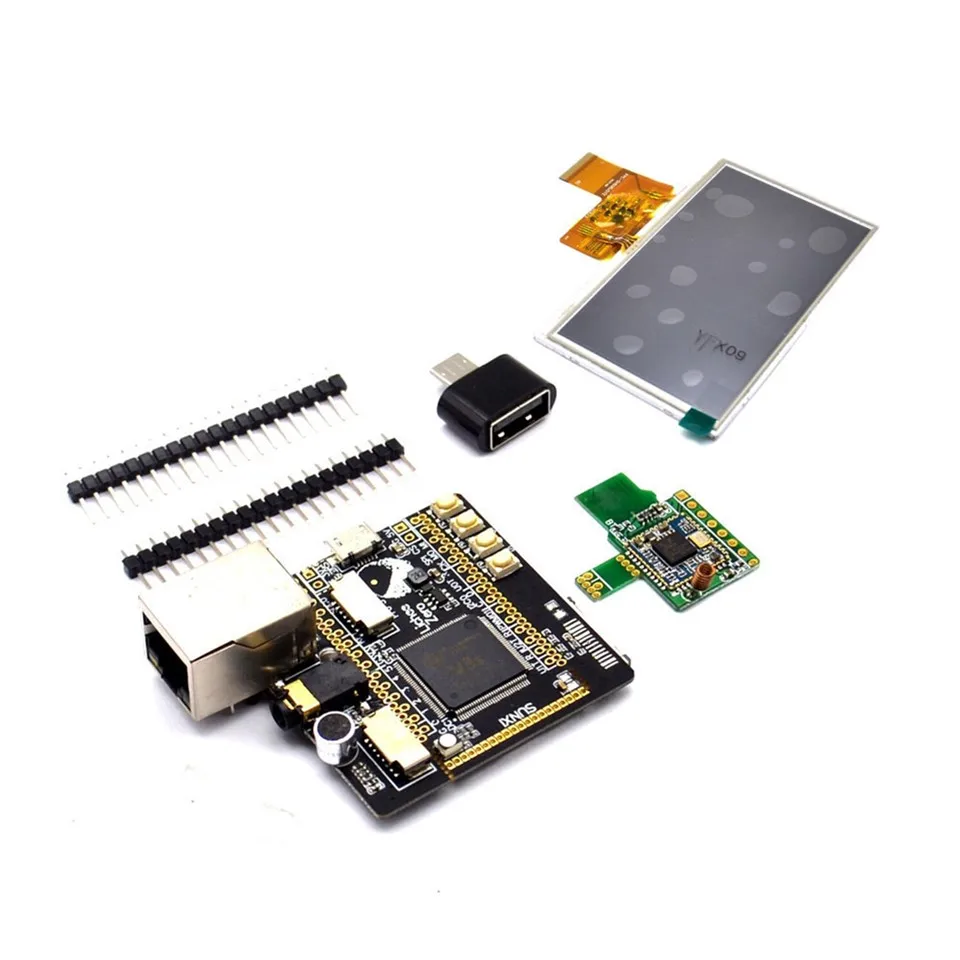 Micro USB Lichee Pi Zero Allwinner V3S ARM Cortex-A7 Core cpu Linux макетная плата 512 Мбит DDR2 интегрированный RGB lcd DIY комплекты - Цвет: kit