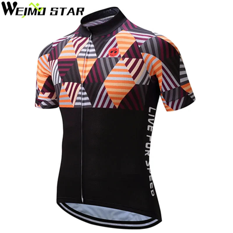 WEIMOSTAR командная Мужская велосипедная майка летняя Дышащая MTB одежда мужская Maillot