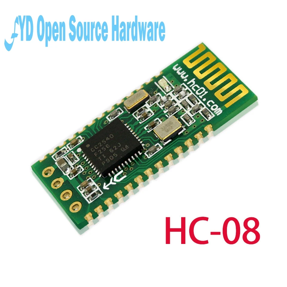 1pcs HC-08 HC08 Serial Port Module Wireless Bluetooth 4.0 RF Transceiver Support 9600bps Low Power Microcontroller 3.3V