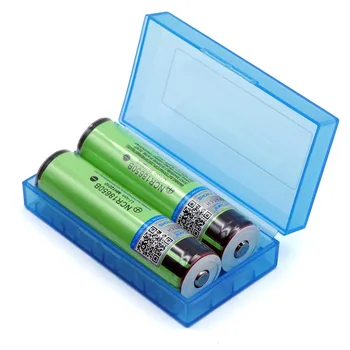 

VariCore 2 PCS New Protected 18650 NCR18650B 3400 mAh Rechargeable 3.7V Battery with PCB Batteries + Flashlight Storage Box