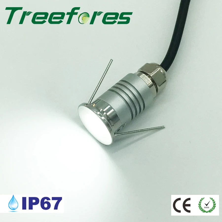 1W LED COB Точечный светильник DC 12V CREE светодиодный точечный мини light IP67 наружный