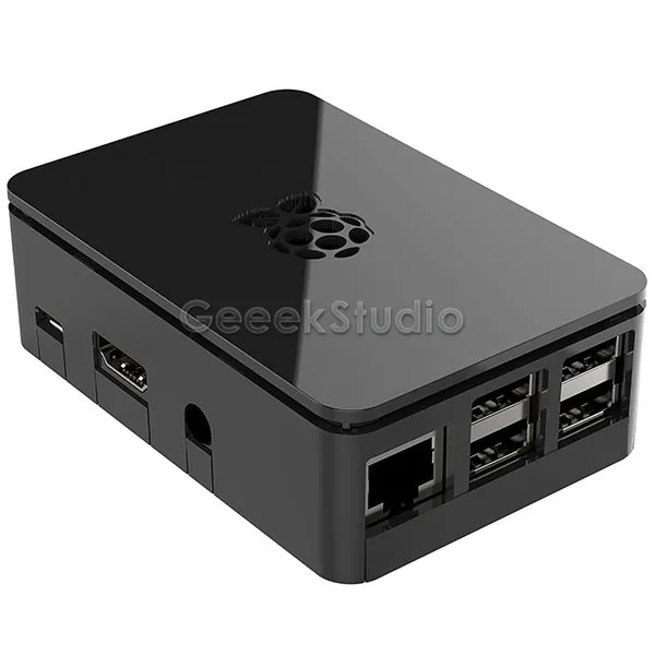 ABS черный/прозрачный чехол Корпус коробка с радиаторами для Raspberry Pi 3B/2B, не для Raspberry Pi 3B