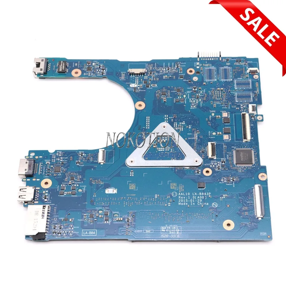 CN-0149M4 0149M4 AAL10 LA-B843P материнская плата для ноутбука dell inspiron 5458 5558 5758 SR23Y I5-5200U GeForce 920M материнская плата