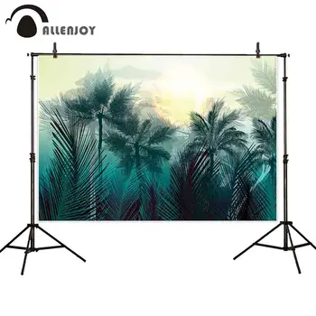 

Allenjoy photography backdrop tropical jungle landscape leaf background photocall photobooth portrait photoshoot props