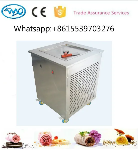 Thailand Fry Ice Cream Machine/Single Pan Ice Making Machine Pricein