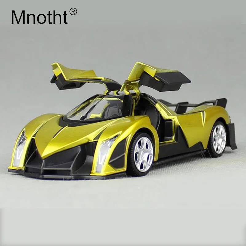 Mnotht 1/32 Pagani Zonda модель автомобиля из сплава моделирование спортивный автомобиль литье под давлением Модель автомобиля игрушки Pull Back звуковые огни детские игрушки МО