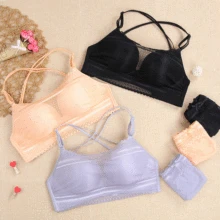 Новое летнее нижнее белье с тонкой чашкой, цельный комплект нижнего белья пуш-ап, бесшовные комплекты нижнего белья с перекрещивающимися бретелями, комплекты белья с вырезами