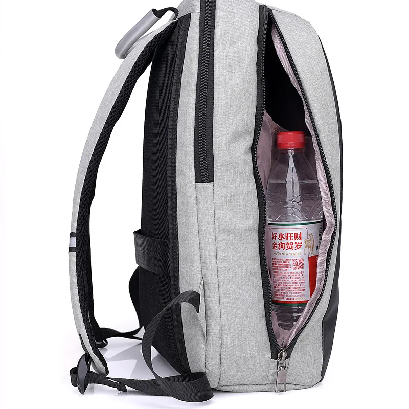 BERAGHINI hombres mochila de carga USB Anti-robo Back Pack hombre portátil de plástico en la Escuela de moda bolsos de viaje mochila saco un dos mochila