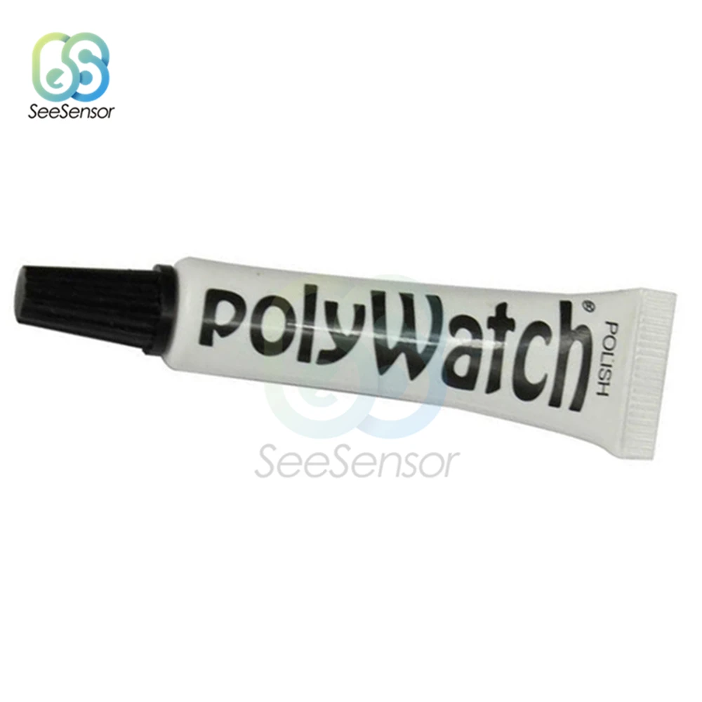 Полимерные часы Polywatch пластиковые акриловые кристаллы стекло удаление царапин