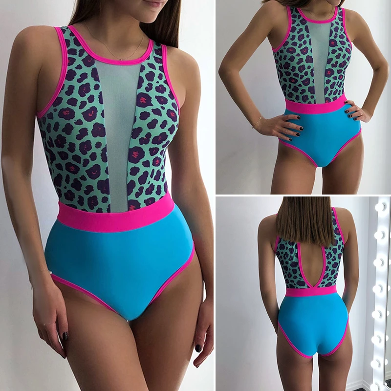 mesh bathing suit one piece