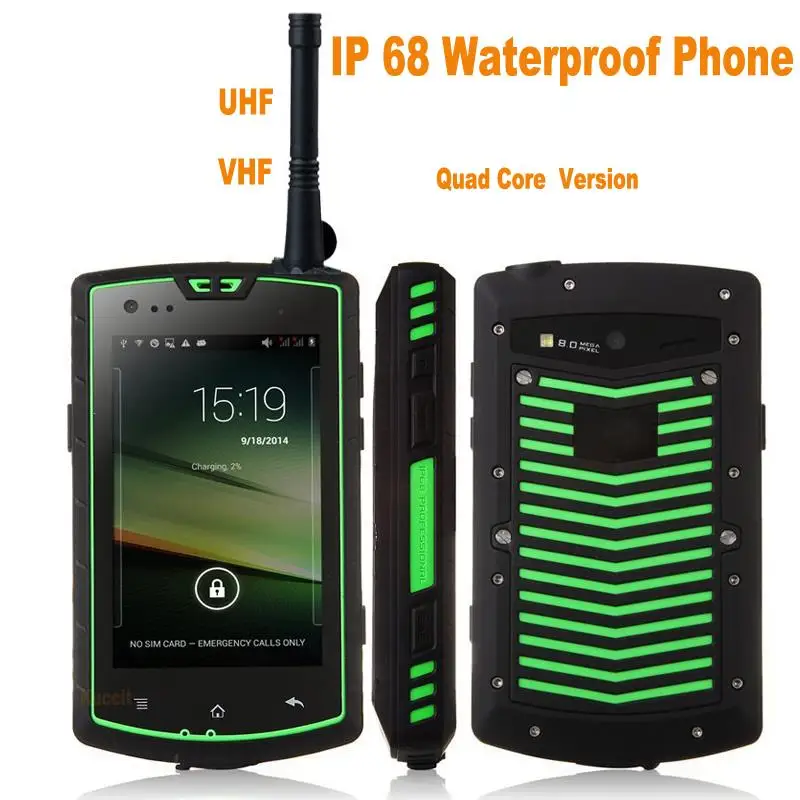 hexin waterproof mobile phone smartphone