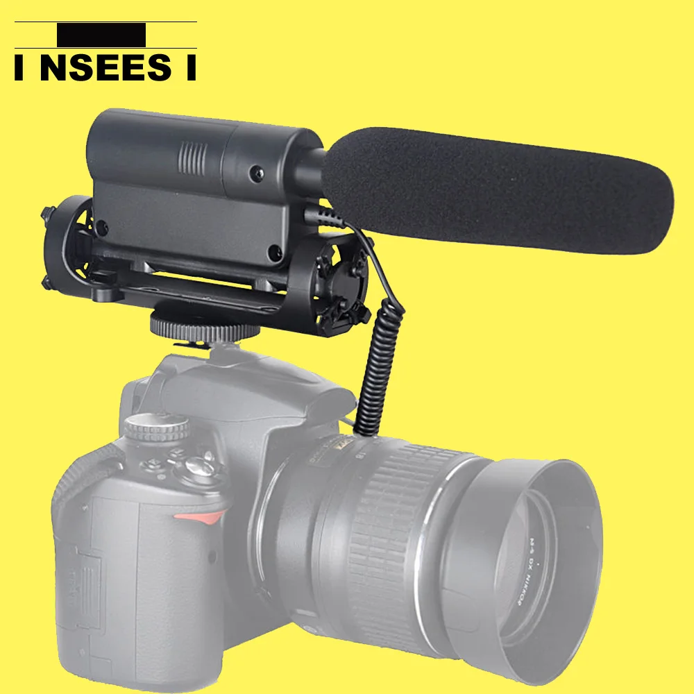 TAKSTAR SGC-598 PRO Shotgun DV Stereo Recording Interviews MIC Microphone for Canon Nikon Any DSLR Camera DV Video Camcorder