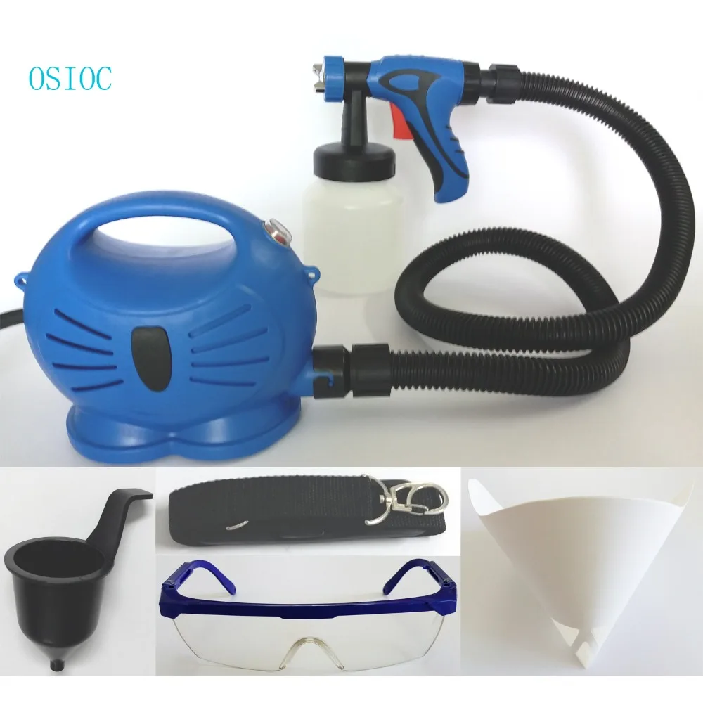Electric Spray Gun With air compressor 3 Spray Patterns paint Sprayer