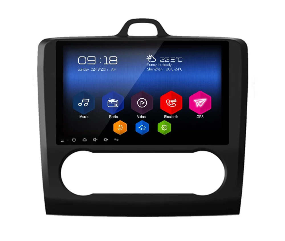 

9" otojeta android7.1 car multimedia player for FORD Focus Mondeo auto AC stereo autoradio FM AM DVR WIFI headunit tape recorder