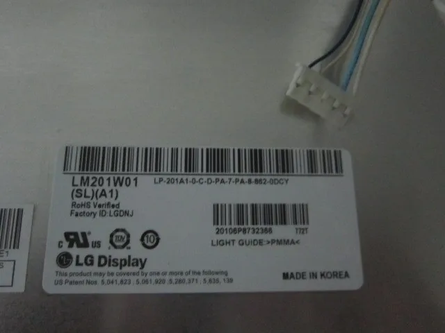 Фирменный оригинальный LM201W01 (SL)(A1) SLA1 идеальный ЖК экран TFT панель для LG|lcd screen|lcd