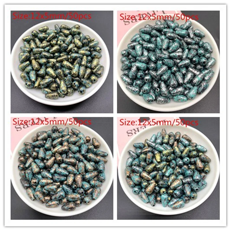 

New Acrylic Beads Simulation Spacer Loose Beads For Jewelry Making DIY Bracelet Earring Wholesale#Water droplets