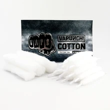 20 шт./пакет для электронных сигарет, вата для парения для Wotofo распылит нагревательный провод катушки DIY органический бекон шнурки для обуви из хлопка фитиль