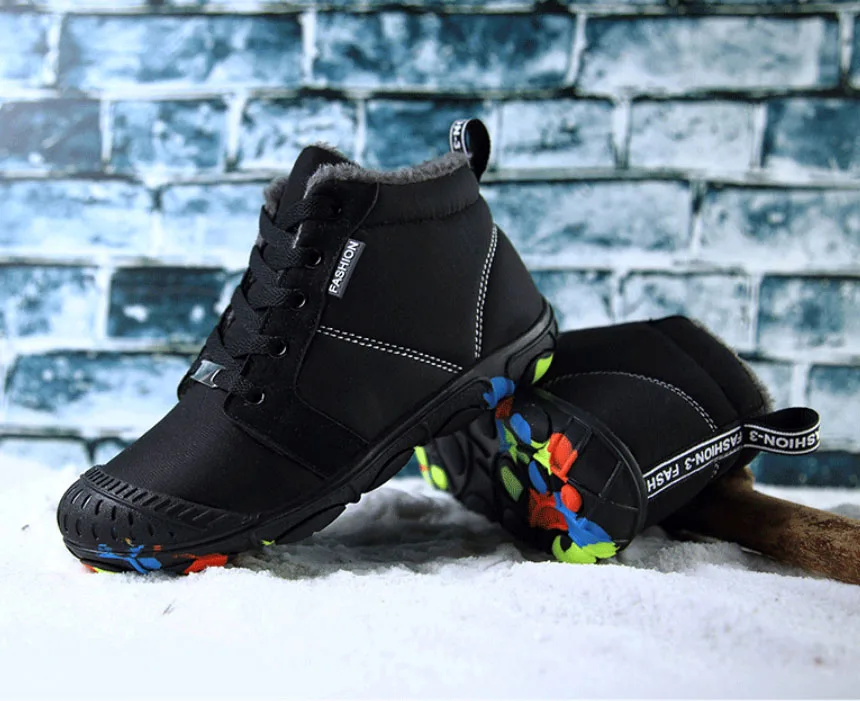 Children's camouflage snow boots-13