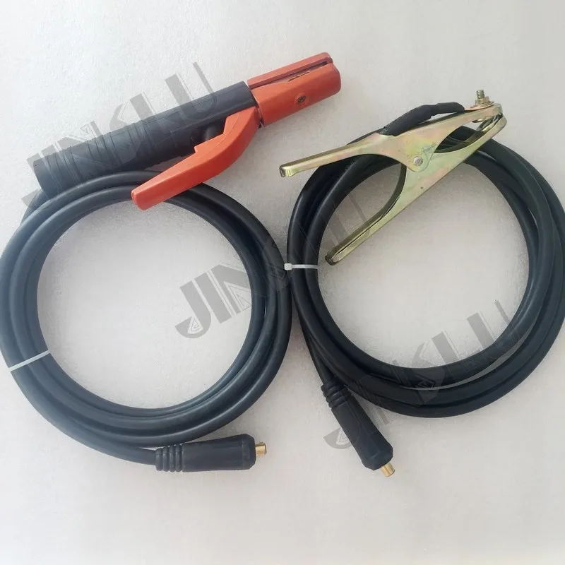 300A держатель электрода дуговой сварки разъем 10-25 мм свинцовый кабель 3 м и 200A заземления Зажим 3 м