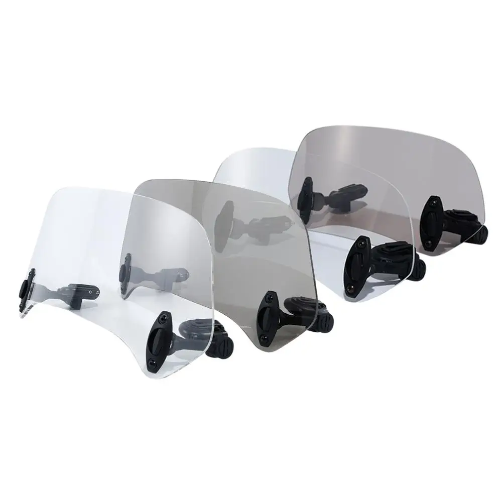 

Motorcycle Adjustable Windshields Extension Windscreen Spoiler Wind Deflector Protection For Honda Suzuki Yamaha BMW Universal