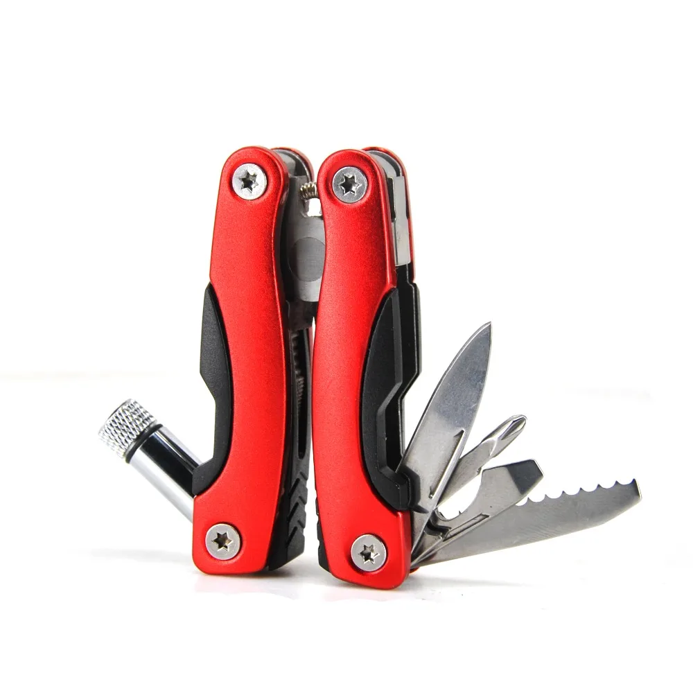 

Navaja Alicates Folding Pliers Multitool LED Flashlight High Quality Diagonal Pliers Outdoor Climbing Combat Army Knife Survival