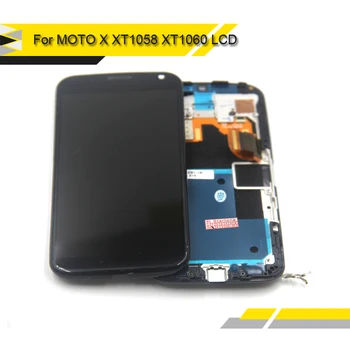 

100% Tested For Motorola For Moto X XT1058 XT1060 LCD Screen Display Touch Digitizer Assembly with Frame