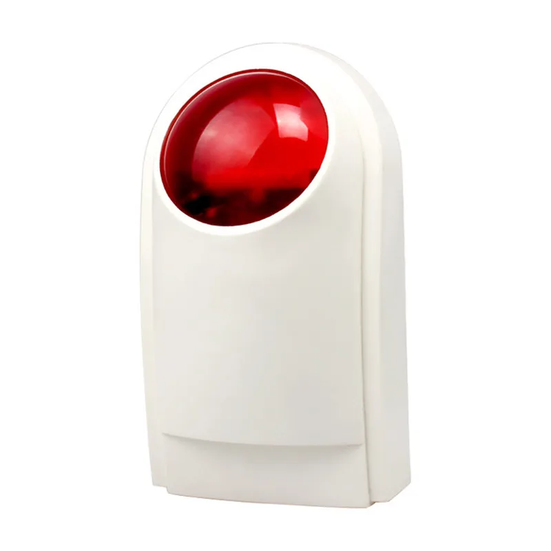 

433mhz Wired Siren Outdoor Strobe Flash Siren Smart Home Alarm For Wireless Alarm System Security