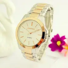 2017 Men Casual Quartz wristwatches famous Brand Stainless Steel watch Analog big dial rose gold pink