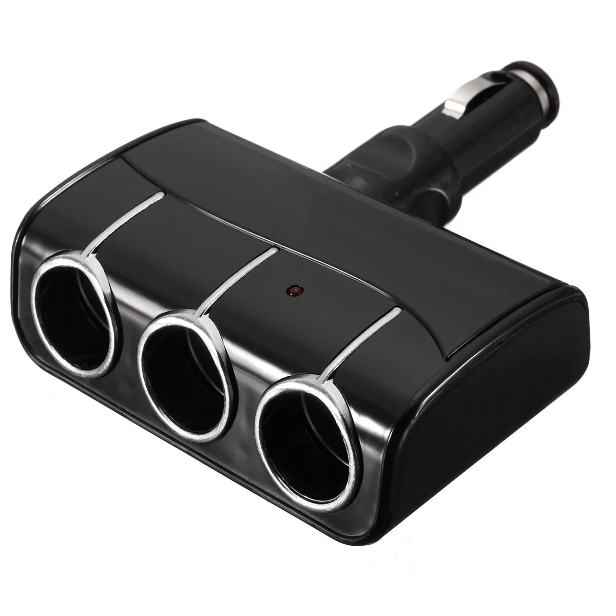 

KROAK DC 12V/24V Triple 3 Way Splitter Car Cigarette Lighter Socket Power Adapter Charger