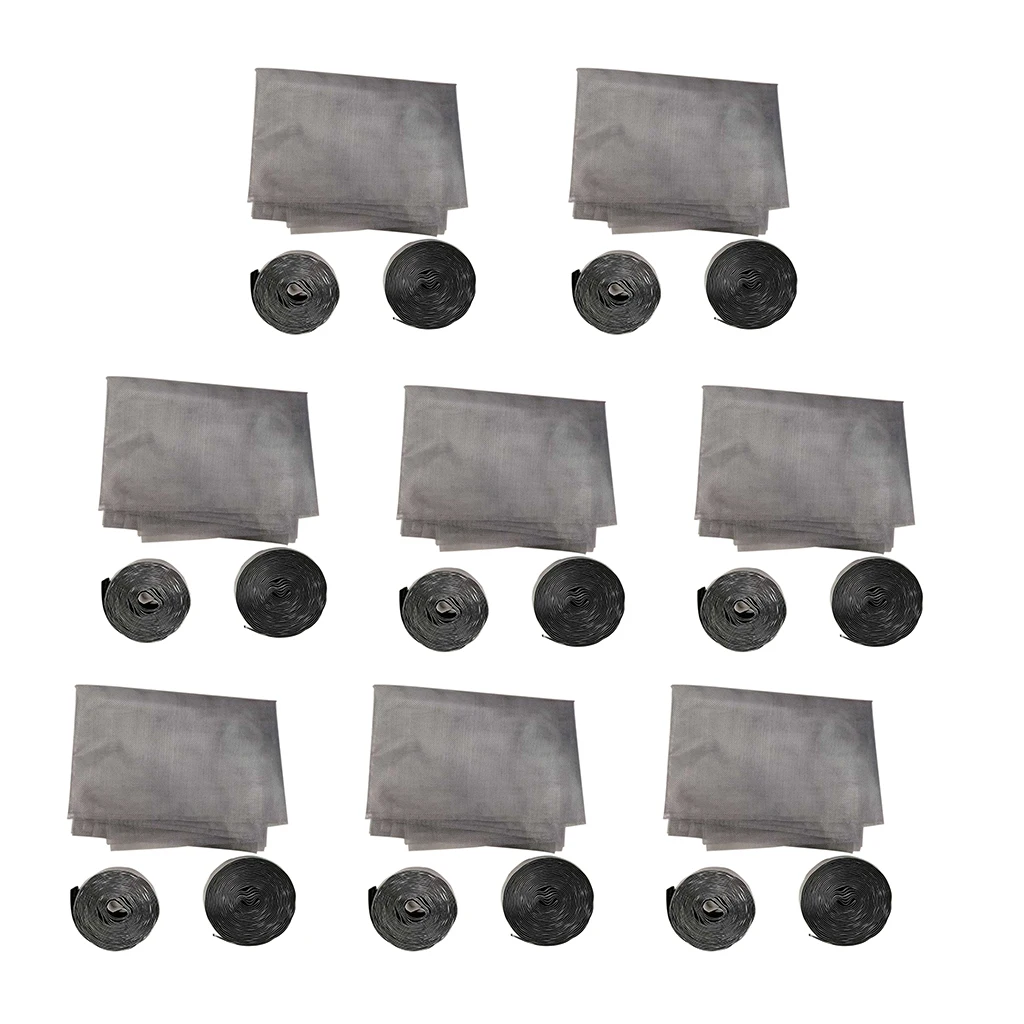 Mosquito Nets for Windows Door Self-adhesive Invisible Screens Mosquito Screens Net DIY Magic Stickers