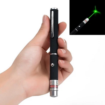 

5mW 532nm Green Laser Pen Powerful Laser Pointer Presenter Remote Lazer Hunting Laser Bore Sighter Without Battery