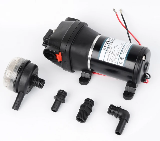 Диафрагменный водяной насос SURFLO KDP 35C AC 110V 12.5LPM 35PSI теплозащитный 100V 115V 120V