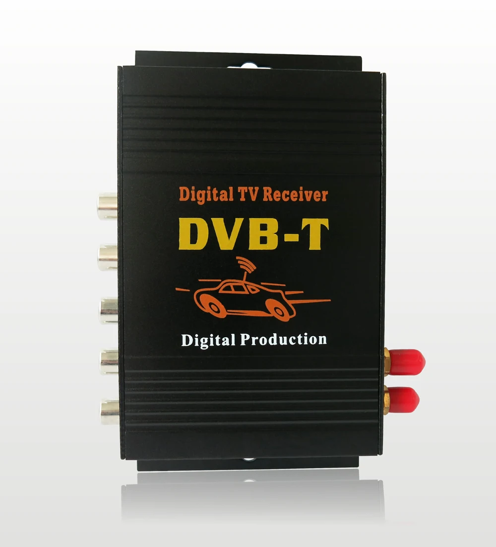 

Krando Digital Car TV Tuner HD 1080P DVB-T with 2 antenna Car TV Receiver