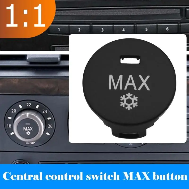 

Car A/C Heater Climate Control Switch MAX Button Cover for BMW 5 Series E60 2001-2010 E61 2004-2010